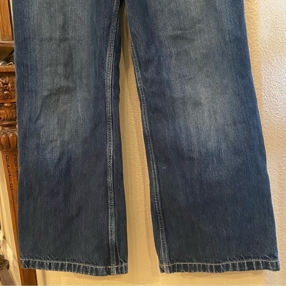 OLD NAVY Kids Teens Blue Cargo Wide Leg Jeans Size 14 Yrs-Unisex - Picture 3 of 8